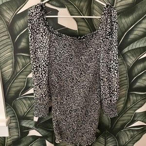 Cute floral scrunch dress